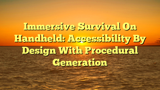 Immersive Survival On Handheld: Accessibility By Design With Procedural Generation